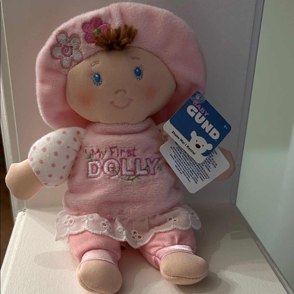 Gund Pink My First Dolly Plush Toy